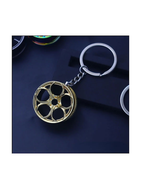 Starrydrip Keychain Metallic Gold