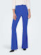 Only Women's Fabric Trousers Blue