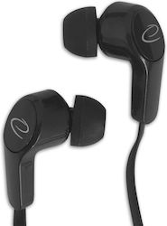 Esperanza Eh196 În ureche Handsfree cu două căști cu mufă 3.5mm Negru