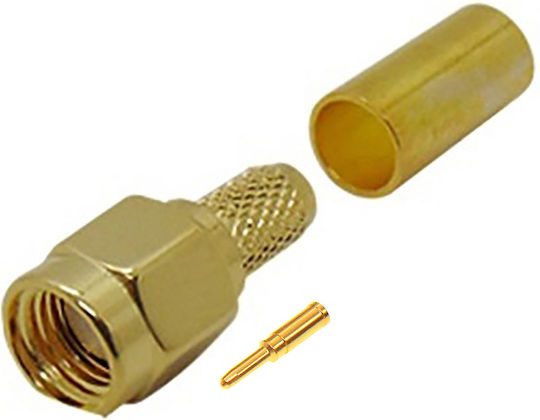 Crimp Rg58 Βύσμα SMA male (01.105.0044)