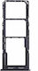 Sim Card Slot Black for Samsung Galaxy A22 4G