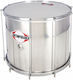 Contemporânea Parade Drum 20x40cm Axe Surdo Aluminum 20 Inches in Silver Color
