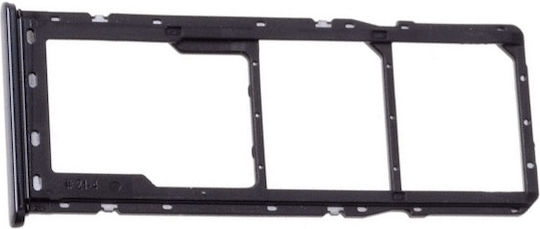 Υποδοχή Κάρτας Sim Υποδοχή Κάρτας Dual Sim Sd Sim Tray Card Holder Μαύρο για Galaxy A21s Samsung Galaxy A21S A217F