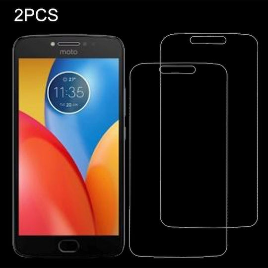 9h Surface Hardness 2.5D 0.3mm Full Face Tempered Glass 2pcs (Moto C)