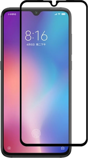 Hat-prince 2.5D 0.26mm Full Glue Full Face Tempered Glass Black (Mi 9 SE)