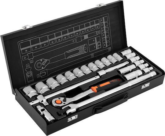 Neo Tools Καστάνια με Καρυδάκια 1\2" 25τμχ