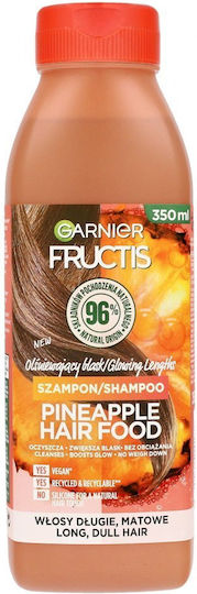 Garnier Pineapple Hair Food Σαμπουάν Αναδόμησης/Θρέψης & Λάμψης για Όλους τους Τύπους Μαλλιών 350ml