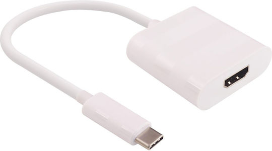 Microconnect Converter USB-C male to HDMI female White 1pcs USB3.1CHDMIW