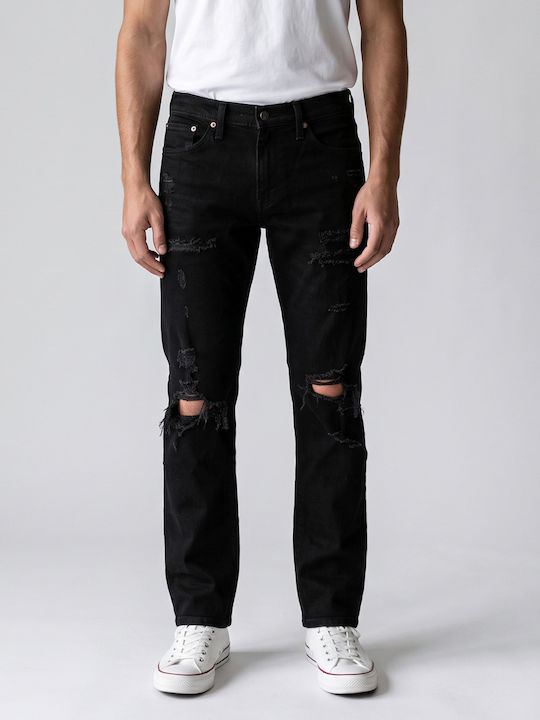 511 Herren Jeanshosen Elastisches Slim Fit Schwarz