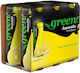 Green Cola Lemonade with Carbonation, Sugar-Free in Box 6x330ml