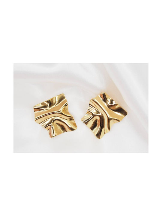 Earrings made of Steel Gold Plated