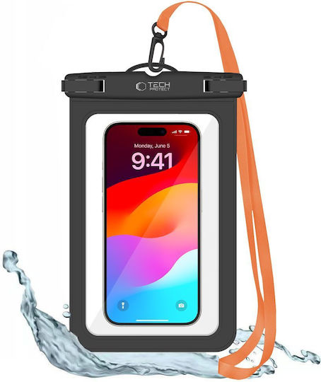 Tech-Protect UWC9 Waterproof Case up to 8.9" Black