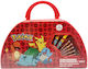 CyP Brands Pokemon Activity Briefcase Malsets Campingmöbel 52Stück