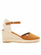 Damenplattformen im Espadrilles-Stil Braun