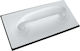 Modeco Σπάτουλα Πλαστική 120x260mm με Πλαστική Λαβή MN-73-105
