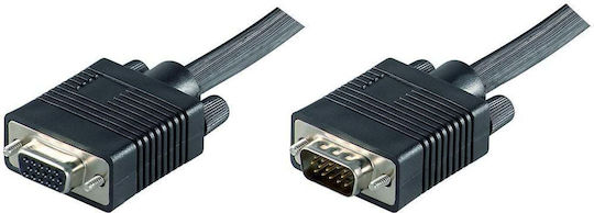 Microconnect Cable VGA male - VGA male Μαύρο 5m (MONGH5B)