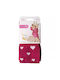 Kinderstrumpfhose Fuchsie Yanoir Heart