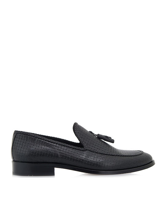 Men's Leather Loafers Black