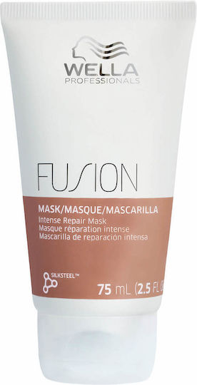Wella Fusion Intense Silksteel Маска за коса за Възстановяване 75мл