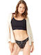 Women's Slip with Lace Black