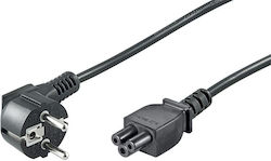 Microconnect Schuko - IEC C5 / Schuko Kabel 0.5m Schwarz (PE010805)
