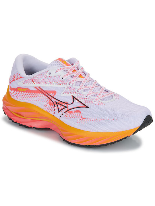 Mizuno Wave Rider 27 Γυναικεία Αθλητικά Παπούτσια Running Λευκά