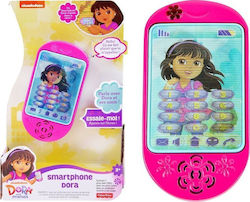 Fisher Price Phone Toy Dora Smartphone with Sounds for 24++ Months