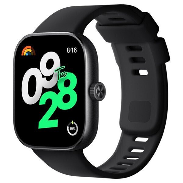 Xiaomi Redmi Watch 4 Aluminium 48mm Αδιάβροχο με Παλμογράφο (Μαύρο) (51494)