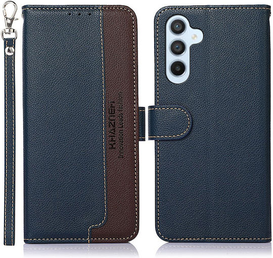 Khazneh Back Cover Δερμάτινο Μαγνητικό Μπλε (Samsung Galaxy M34 5G)