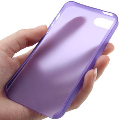 Ultra Thin Back Cover Πλαστικό 0.3mm Μωβ (iPhone 5/5s/SE)