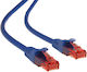Maclean Energy U/UTP Cat.6 (Gigabit) Καλώδιο Δικτύου Ethernet 3m Μπλε