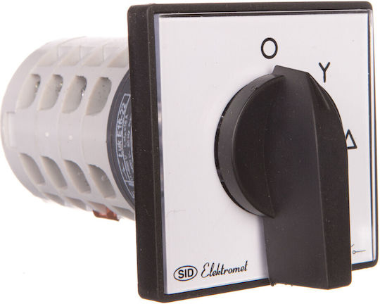 Elektromet Διακόπτης Περιστροφικός Cam Connector 0-Star Triangle 5P 16A IP65 Luk E16-22