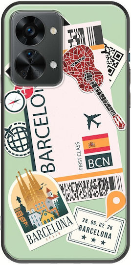 Ticket Back Cover Silicone Multicolour (OnePlus Nord 2T)