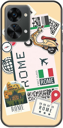 Ticket Back Cover Silicone Multicolour (OnePlus Nord 2T)