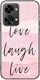 Love Laugh Live Back Cover Silicone Multicolour (OnePlus Nord 2T)