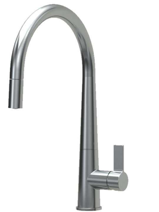 Elleci Athena Plus Kitchen Faucet Counter Silver