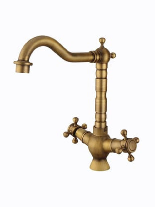 Venere Mixing Tall Sink Faucet Bronze