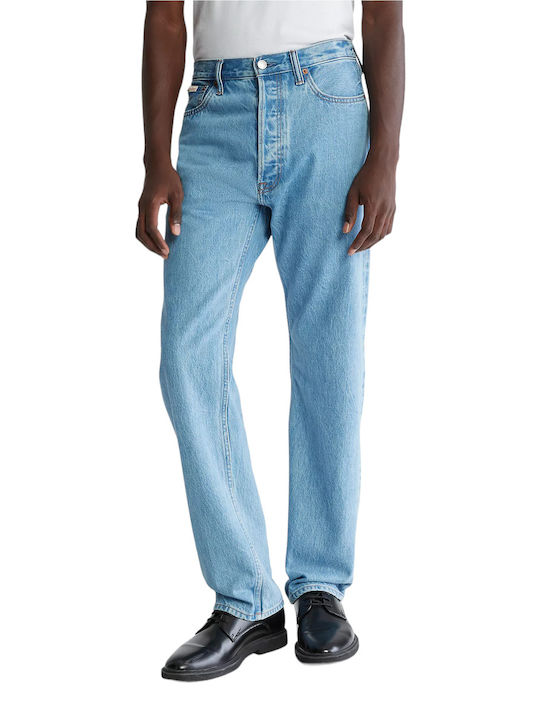 Calvin Klein Herren Jeanshose in Gerader Linie Blau