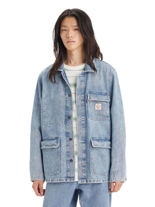 Broadway Geacă Denim Albastră