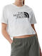 The North Face Γυναικείο Crop T-shirt Άσπρο