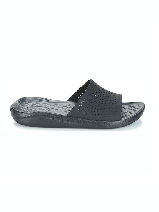 Crocs Literide Ανδρικά Slides Μαύρα