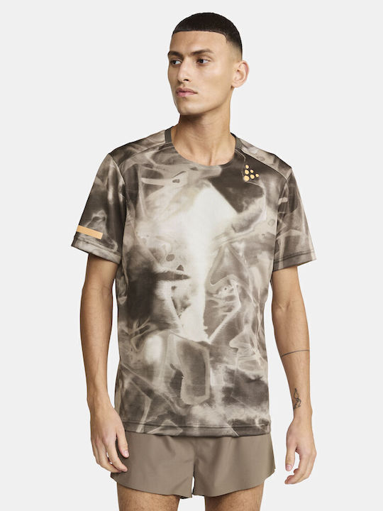 Sportliche Herrenbluse Kurzarm Plaster/multi