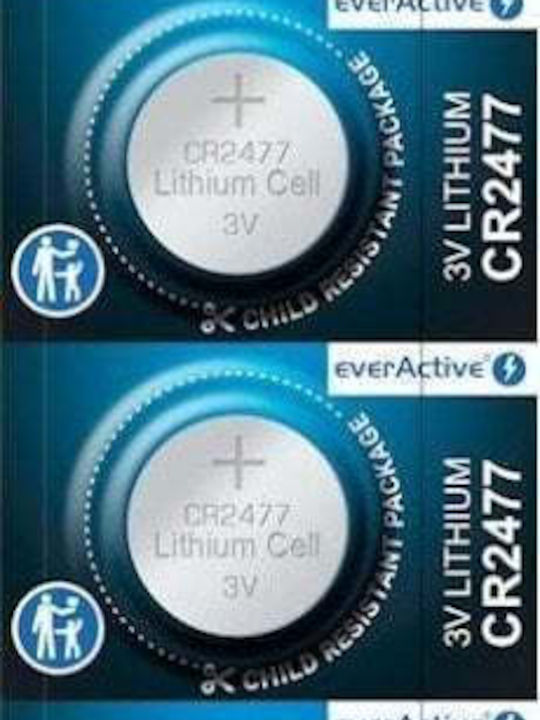 everActive Μπαταρίες Λιθίου Ρολογιών CR2477 3V 5τμχ