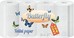 Zebra Toilet Paper Butterfly 8 Rolls 2 Sheets 3800090305576