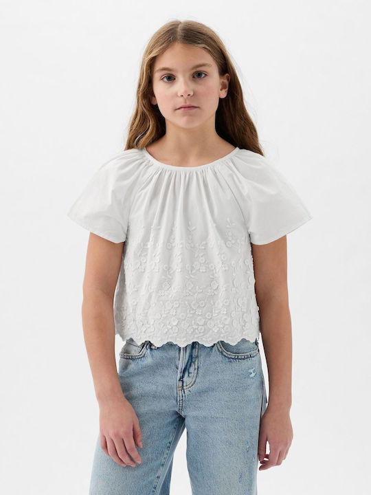 GAP Kids One Color Shirt White