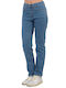 Levi's High Waist Women's Jean Trousers in Straight Line Med Indigo