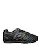 Kids Soccer Cleats Shoes Stadio 705 Tf with Turf Black
