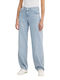 Levi's Women's Cotton Trousers in Dad Fit Blue