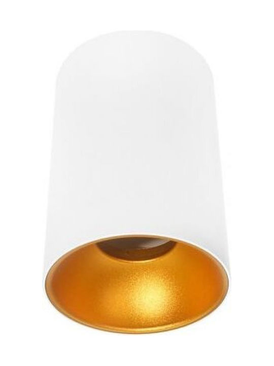 Avide Round Ceiling Spot with GU10 Bulb Base White 9.7x9.7cm