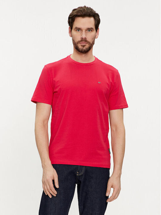 Napapijri Men's Short Sleeve T-shirt Red